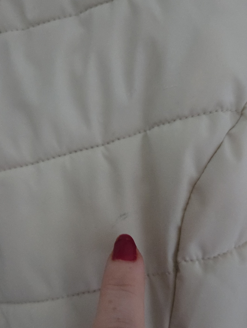 Lauren Ralph Lauren Cream Puffer Jacket - Picture 4 of 12